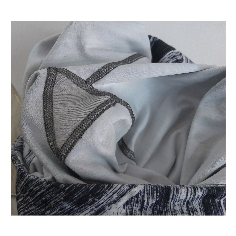 Lululemon Wunder Under Crop II Leggings Heat Wave Black White Full-On Luon Sz 4 - Picture 7 of 8